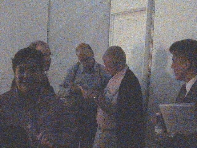 En el salón VIP con Phillipe Perrenoud